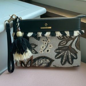 Spartina handbag, wristlet handle